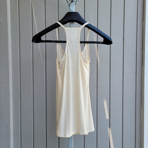 2011 NWOT Lightweight Ribbed Halter Tank Top Small Cream | Old Navy - Picture 7 of 14
